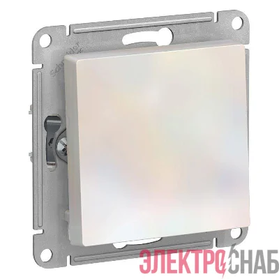 Выключатель 1-кл. СП AtlasDesign 10А IP20 (сх. 1) 10AX механизм жемчуж. SE ATN000411