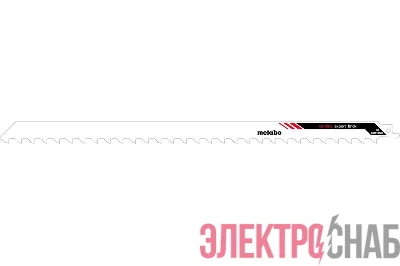 Полотно пильное для сабельной пилы S2041 HM 400х1.5/8.5мм пенобетон Metabo 631819000