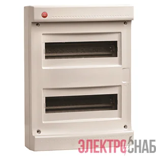 Щиток настенный 24(2х12)мод. IP40 без дверцы сер. DKC 83624
