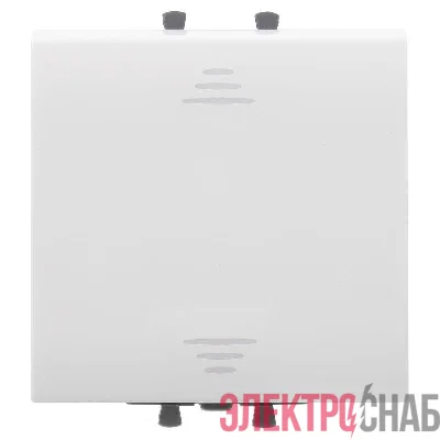 Переключатель модульный 1-кл. 2мод. Avanti "Белое облако" 16А IP20 бел. DKC 4400112