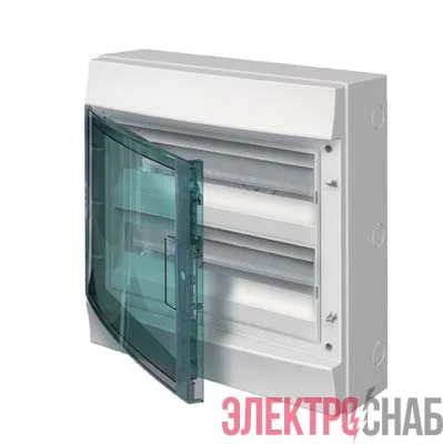 Бокс настенный 36М прозр. дверь (2 ряда) Mistral65 (с клемм) ABB 1SLM006501A1205