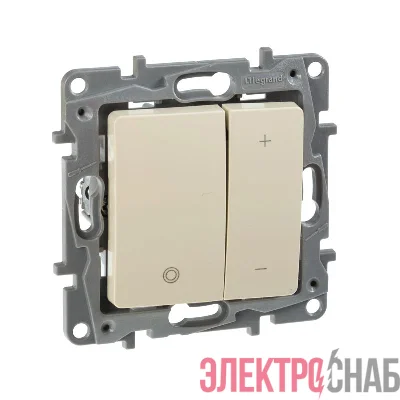 Механизм светорегулятора нажимного СП Etika 400Вт сл. кость. IEK 672318