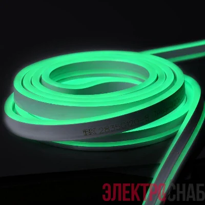 Комплект DIY (2835G120-8-IP65-220В 10м + драйвер) IEK LSR5-G-120-65-2-10-S0