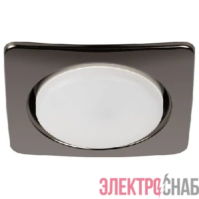 Светильник под лампу Gx53 квадр. 220В 13Вт черн. металл (40/960) ЭРА Б0048957