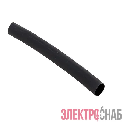 Набор трубок термоусадочных ТУТк клеевые 9/3 нг черн. по 100мм (уп.20шт) PROxima EKF tut-k-n-9