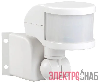 Детектор движения ДД 018 1100Вт угол обз. 270град. 2 полюс. дальн. 12м IP44 бел. IEK LDD10-018B-1100-001