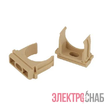 Держатель для труб (клипса) d20мм сосна Эра Б0043218