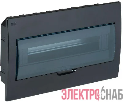 Корпус встраиваемый ЩРВ-П-18 Krepta 3 IP41 пластик. черн. IEK MKP12-V-18-41-K02
