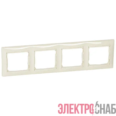 Рамка 4-м Valena горизонт. сл. кость (DIY-упак.) Leg 695634