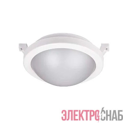Светильник светодиодный "Банник" PBH-PC3-RA 8Вт 4000К IP65 ЖКХ ДБП пылевлагозащ. white JazzWay 5009271