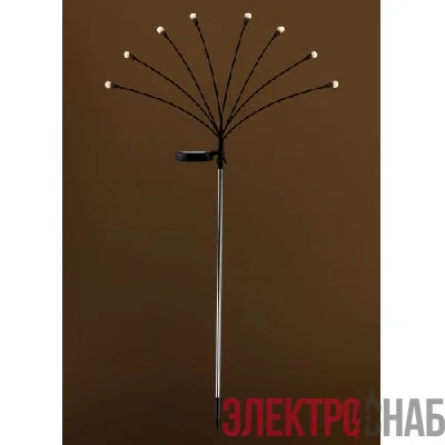 Светильник уличный ERASF23-10 Веер на солнечной батарее садовый 72см 8LED ЭРА Б0062358