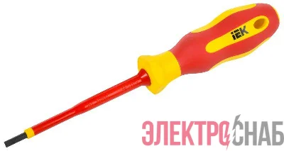 Отвертка диэлектрическая SL4.0х100 Т2 ARMA2L 5 IEK A2L5-SC30-T2-SL-40-100