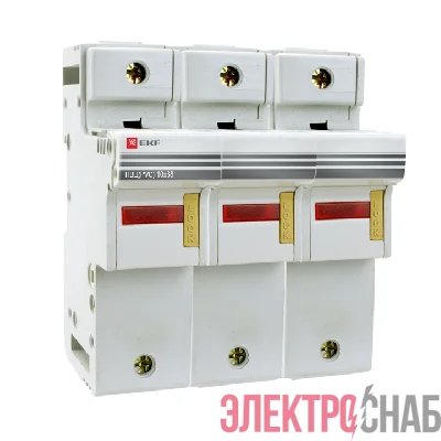 Предохранитель-разъединитель для ПВЦ 10х38 3п EKF pr-10-38-3