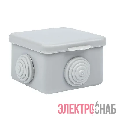 Коробка распаячная КМР-030-036 пылевлагозащ. 4 мембранных ввода 65х65х50 розн. стикер PROxima EKF plc-kmr2-030-036-r