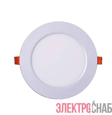 Светильник светодиодный PPL-R WH 9Вт 4000К IP40 d145мм ДВО встраив. ультратонкий кругл. JazzWay 5008502A