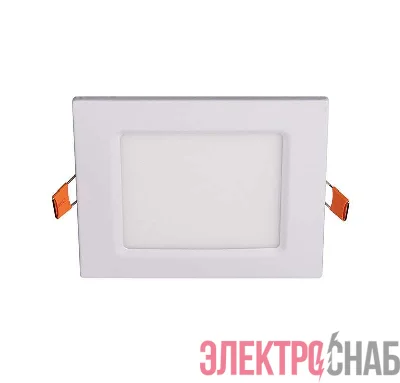 Светильник светодиодный PPL-S WH 6Вт 6500К IP40 120мм ДВО встраив. ультратонкий квадрат JazzWay 5008243A