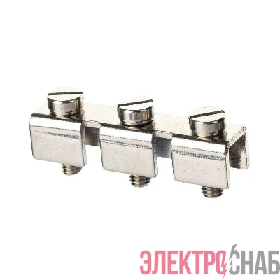 Перемычка винтовая для клемм на 50кв.мм 3-х полюсная DKC BFI-3-20