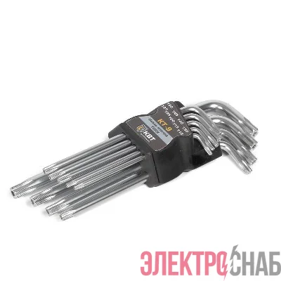 Набор ключей TORX КТ-9 (Т10-Т50) КВТ 79202