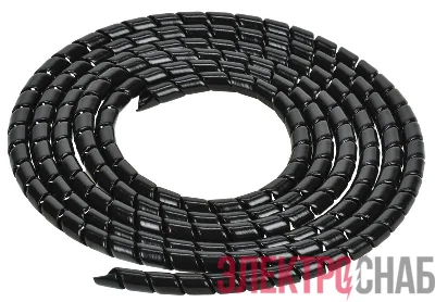 Спираль монтажная СП-09 черн. (уп.2м) IEK USWB1-09-02-K02