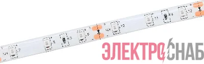 Лента светодиодная LED LSR-2835R60-4.8-IP65-12В (уп.5м) IEK LSR1-6-060-65-3-05