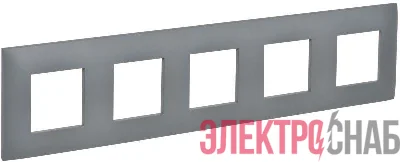 Рамка 5-м SKANDY SK-F05Gr сер. IEK SK-M52-K03