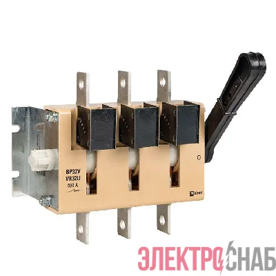 Выключатель-разъединитель ВР32У-37А31220 400А 1 напр. с дугогасит. камерами несъемная лев./прав. рукоятка MAXima EKF uvr32-37a31220