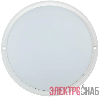 Светильник светодиодный ДПО 4003 15Вт 4000К IP54 круг бел. IEK LDPO0-4003-15-4000-K01