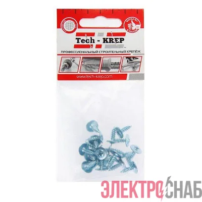 Саморез для тонкого метал. листа 4.2х13 (уп.22шт) пакет Tech-Krep 102387