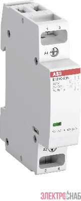 Контактор ESB20-11N-01 модульный (20А АС-1 1НО+1НЗ) катушка 24В AC/DC ABB 1SBE121111R0111