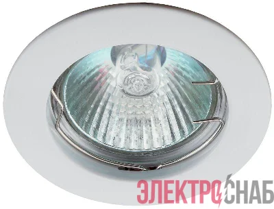 Светильник KL1 WH литой MR16 12В 50Вт бел. ЭРА C0043653