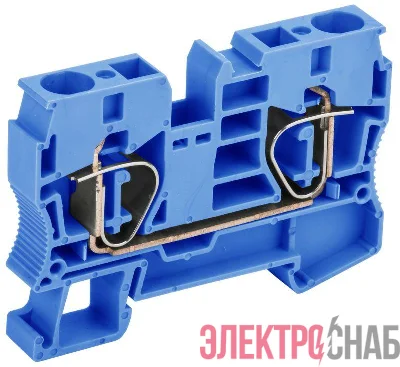 Клемма пружинная КПИ 2в-10 70А син. IEK YZN11-010-K07