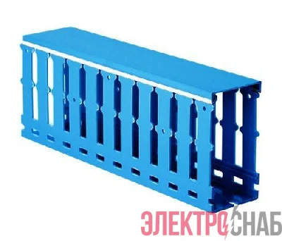 Кабель-канал перфорированный 60х60 L2000 RL12 син. DKC 00288RL