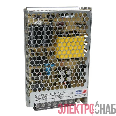 Блок питания панельный OptiPower LRS 150-24 6.5A КЭАЗ 328883