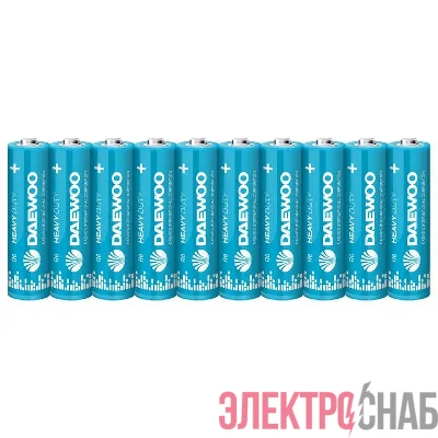 Элемент питания солевой AA/R6 1.5В Heavy Duty Shrink-10 (уп.10шт) DAEWOO 5042131