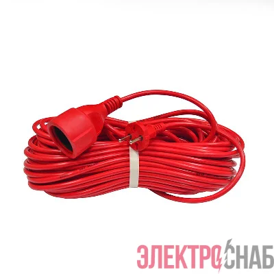 Удлинитель-шнур 1х30м без заземл. 10А IP20 2.2кВт ПВС 2х1 DOMTOK 2490