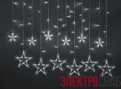 Гирлянда 93 680 NGF-D025-03 (бахрома звезды CW 138 2.5х0.6м IP20 TR) Navigator 93680