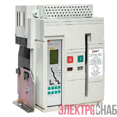 Выключатель автоматический 3п 1600/1250А 65кА ВА-450 стац. v2 EKF mccb450-1600-1250-v2