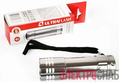 Фонарь UF5LED 3хR03 5LED алюм. металлик (короб) Ultraflash 7901