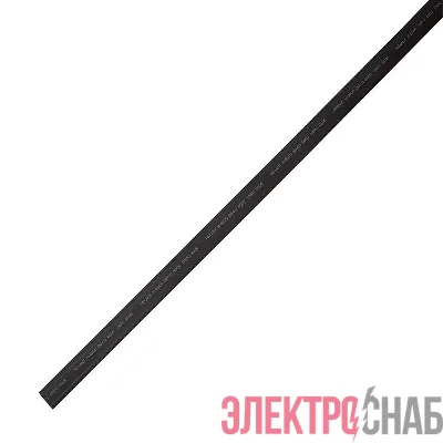 Трубка термоусадочная 24.0/6.0 с клеем (4:1) 1м черн. Rexant 23-2406
