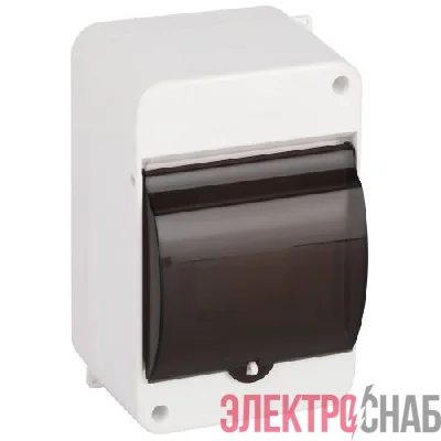 Корпус навесной SIMPLE КМПн 1/4 IP30 пластик.; прозр. крышка; бел. kmpn1.4t Эра Б0069239