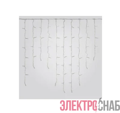 Бахрома LED с эффектом мерцания ULD-B2007-100/TTK MULTI IP44 2м соедин. 100 диодов разноцвет. свет провод прозр. Uniel UL-00007208