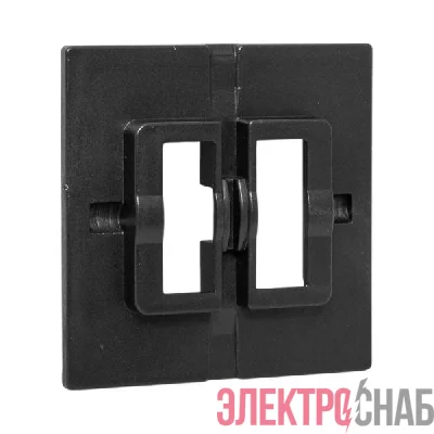 Пластина переходная для 1-кл./2-кл. выключателя IP44 Эпика черн. EKF UP1-SWB-44