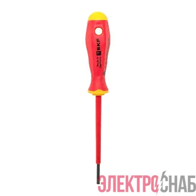Отвертка Professional SL2.5х0.4мм VDE 1000В EKF sl-2.5-0.4-pro-in