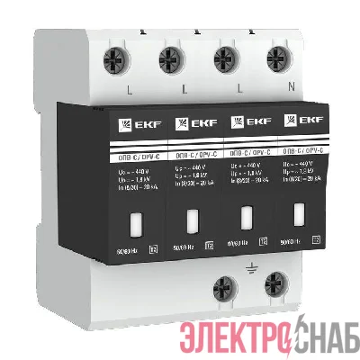 Ограничитель перенапряжения имп. ОПВ-C4 EKF opv-c4