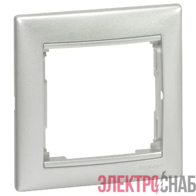 Рамка 1-м Valena горизонт. алюм. (DIY-упак.) IEK 694330