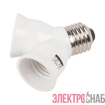 Разветвитель цокольный E27 2гн REXANT 11-8811