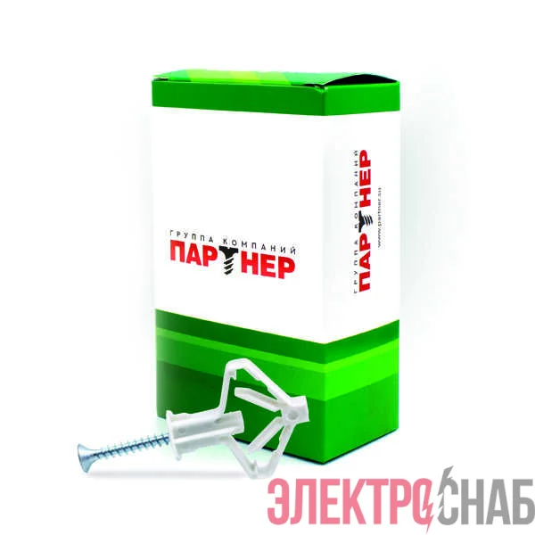 Дюбель с шурупом POLA (уп.25шт) Партнер 44744
