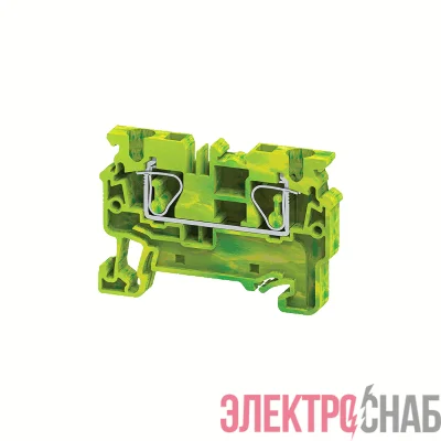Клемма заземляющая пружинная OptiClip CXG-4-PE-(0.2-4) КЭАЗ 289760