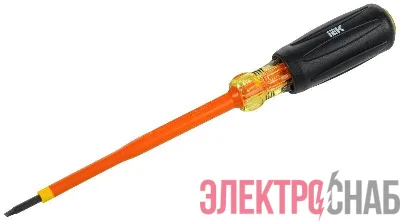Отвертка диэлектрическая SL3.0х100 Т3 ARMA2L 5 IEK A2L5-SC30-T3-SL-30-100