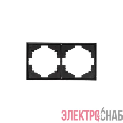 Рамка 2-м STRONG MIELE антрацит Kranz KR-78-0752-5